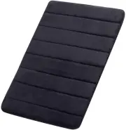 [Update Non-Slip Soft Microfiber Memory Foam Bath Mat,Toilet Bath Rug,With Incre