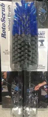 ROTOSCRUB WHEEL BRUSH Drill Attachment Works With Any Drill