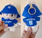 LABUBU Doll Clothes LA Dodgers Uniform Outfit Blue (LA Hat + Pants) 2pc