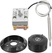 BESTOYARD Versatile Thermostat for Oven Air Fryer Water Heater Reliable Temperature Control with Screws Crimp Terminals for Home Cooking Needs Safety Features Performance