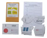 Teacher Made Math Learning Center Resource Game Representing Numbers 1-10
