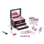 American Girl Isabelle's Black MAKEUP CASE make up SET jewelry box for Doll
