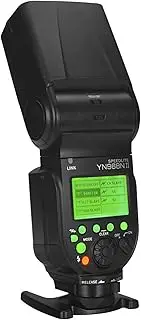 SHANGLIN YN968N II Wireless TTL Flash Speedlite 1/8000s HSS Built-in LED Light 5600K for Nikon DSLR Cameras Compatible with YN622N YN560 Wireless System