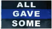 All Gave Some Thin Blue Line Police 100D 3x5 3'x5' Woven Poly Nylon Flag Banner