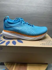 ASICS Gel Nimbus 25 Island Blue/Sun Peach Peach Men’s 11 Wide
