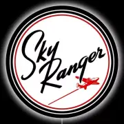 Sky Ranger Gasoline LED Hanging Lighted Sign: 36" Diameter Round