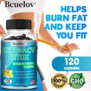 Keto BHB Capsules Advanced Ketone Fat Burner ACV Weight Loss Supplement