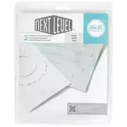 American Crafts We R Memory Keepers 6" x 6" Ribbon Embossing Folders - 2 Pieces