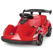 Costway Ride On Car Electric Race Truck Toy Remote Control Go-kartGift w/Music Red