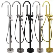 WELS Bathtub Mixer Filler Tap Free Standing Floor Faucet Spout Handheld Shower