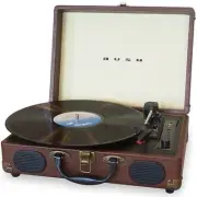 Bush BRT103EUSB Suitcase USB Turntable Retro MP3 Bluetooth Record Player Vinyl
