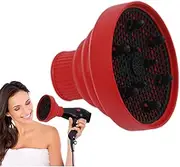Hair Dryer Hood | Heat Resistant Foldable Silicone Hair Dryer Vent Hood | Soft Blow Dryer Accessory, Multifunctional Hair Styling Supplies for Girls