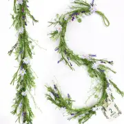 Martine Mall 2 Pack Artificial Daisy Vine Artificial Flower Garland Artificial F