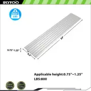 1 inch Rise 800 lbs for Wheelchairs Scooters Threshold Ramp Aluminum Door Ramp