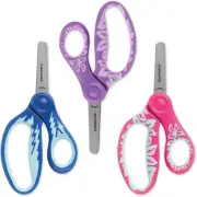 Softgrip Blunt-Tip Scissors for Kids - 3-Pack - 5" Kids Scissors for Crafting