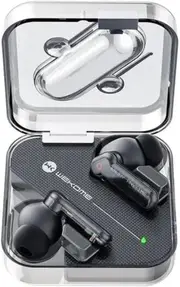 Wireless Bluetooth 5.1 Earphone with Transparent Style, Low Latency 13mm Driver HIFI Music Earbuds Headphones (Black)