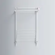 Foxydry Wall Plus: Advanced Wall-Mounted Drying Rack – Space-Saving, Robust, and Efficient Wall Plus 88 cm Right White (Limited Edition)