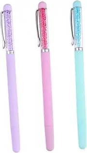 Beatifufu 6 Pcs Nail Art Dotting Pen Nail Art Embossing Stylus Embroidery Tools Rhinestones Picker Portable Point Drill Pen Nail Art Steel Bead Dotting Pen Nail Art Design Studs Picker