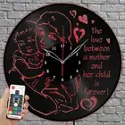 LED Vinyl Clock To kid LED Light Vinyl Record Wall Clock Home Decor 1826