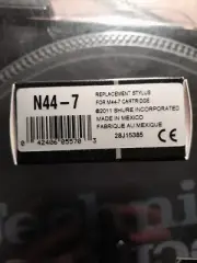 Genuine Shure N44-7 Phono Stylus for Shure M44-7 Cartridge, New Condition