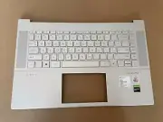 FOR HP ENVY 15-EP TPN-Q237 C Shell with Keyboard Silver Backlight US L97425-001