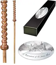 The Noble Collection - Arthur Weasley Character Wall - 16 Inch (40 cm) Wizarding World Wall with Name Tag - Harry Potter Film Set Movie Props Wands