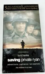 Saving Private Ryan WW2 WWII VHS 1999 Paramount Sealed