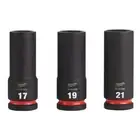 Milwaukee SHOCKWAVE Impact Duty 1/2 in. Drive Metric Deep Well Impact Socket Set