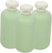 TEMPNAP 3Pcs Refillable Shower Gel Containers Convenient Shampoo Storage Bottles with Flip Cap Portable Empty Travel Bottles for Body Wash Liquid Soap and More
