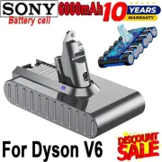 6.0Ah For Dyson V6 Battery Replacement V6 Animal Absolute SV03 SV04 SV06 SV09 AU