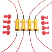 Relay Load Resistor 50W 12V 6Ohm Bulbs Ballast Relay Rate 4X LED Indicator Relay