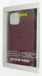 Heyday Silicone Phone Case for Apple iPhone 12 Pro Max - Mulberry