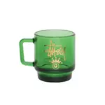 [FLOMMARKET] STUSSY STOCK CROWN LOGO GLASS MUG 皇冠 玻璃馬克杯 綠色