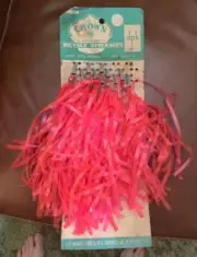 NOS Vintage Bike Atomic DayGlo Spring End Streamers 1 set only