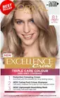 L'Oréal Paris Excellence Permanent Hair Dye Ash Blonde 8.1 100% Grey Coverage