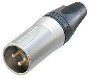 NEUTRIK - XLR Plug, 3 Pole, Heat Resist