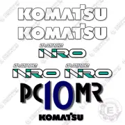 Fits Komatsu PC10MR-1 Decal Kit Mini Excavator - 7 YEAR OUTDOOR 3M VINYL!