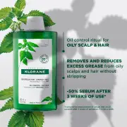 Klorane Shampoo With Organic Nettle 400ml