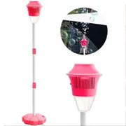 Red Bubble Torch Garden Lamp,Bubble Maker Stand,Standing Automatic Bubble Maker