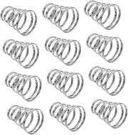 12pcs Sturdy Stainless Steel Bike Quick Release Axle Spring for Mountain and Road Cycling