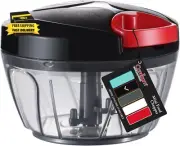 Chopper Manual Food Chopper, Hand Pull String Vegetable Chopper, BPA Free Food S