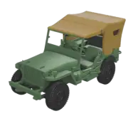 L'Arsenal Models 1/350 WILLYS JEEP (COVERED) (10) 3D Printed Set