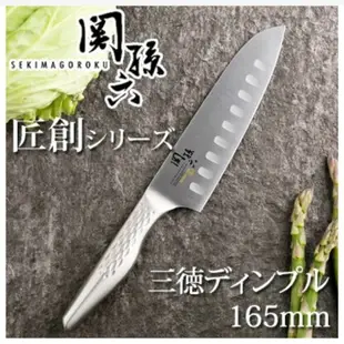 日本製 貝印kai 關孫六包丁 三德菜刀 16.5公分 AB-5157