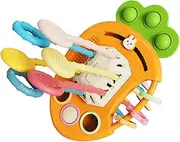 Generic Sensory Pull for Fun and Engaging Carrot Design for Early Learning Develops Motor Skills Safe and Lightweight Material