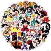 Dragon Anime Themed Set of 50 Assorted Stickers Decal Set
