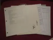 1995 FORD CONTOUR DEALERSHIP SALESMANS ALBUM BINDER SHEETS SET RARE