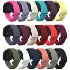 Replacement Silicone Rubber Watch Strap Band For Fitbit Versa 3 Fitbit Sense