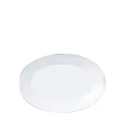 Vietri Melamine Lastra White Oval Platter