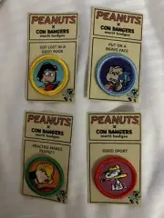 SDCC 2024 SAN DIEGO COMIC CON PEANUTS X CON RANGERS MERIT BADGES SET SNOOPY LOT