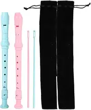 CIMAXIC 1 Set German Style Soprano Recorder Instrument for Safe Food Grade for Beginners Music Lessons Home Practice present